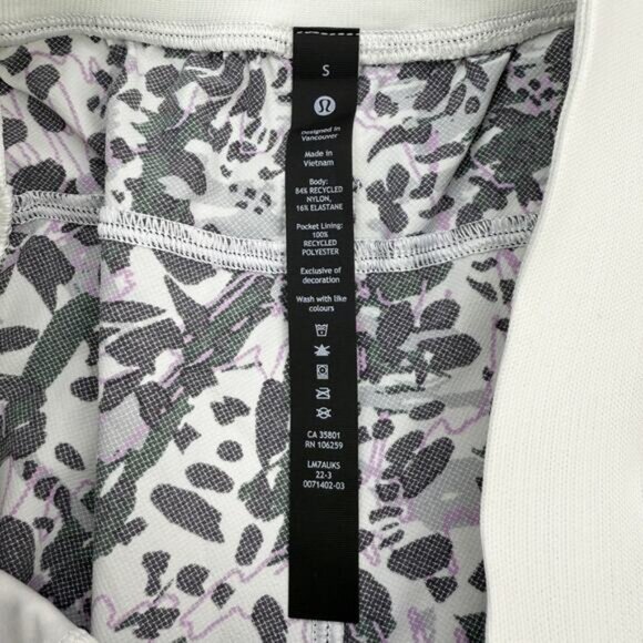 LULULEMON License to Train Linerless Short 7" Sz Small Command Camo Vapor Multi - Picture 6 of 10
